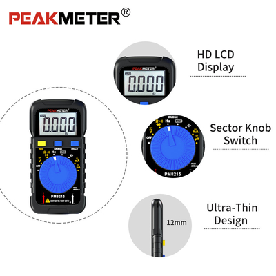 Mini Pocket Digital Multimeter 600V Spannung 40MOhm Widerstand 4000 Zählungen 1,5V Batterie Tester