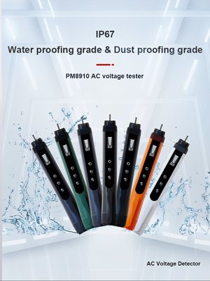 Kontaktloser Wechselspannungsmelder Tester IP67 LCD-Display 50Hz/60Hz 12V~1000V Buzzer Alarm Funktion