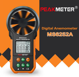 Handklimameter-Luftvolumen-Wind-Geschwindigkeits-Meter-Daten-ladende Funktionen