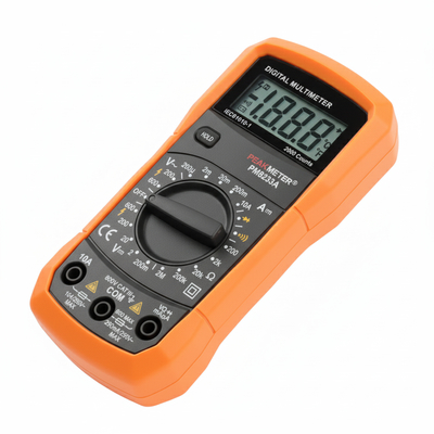 Kompaktes Handheld-Digitalmultimeter mit 600 V Wechselstrom-/Gleichstromspannung und 10 A Gleichstrom-Strommessung